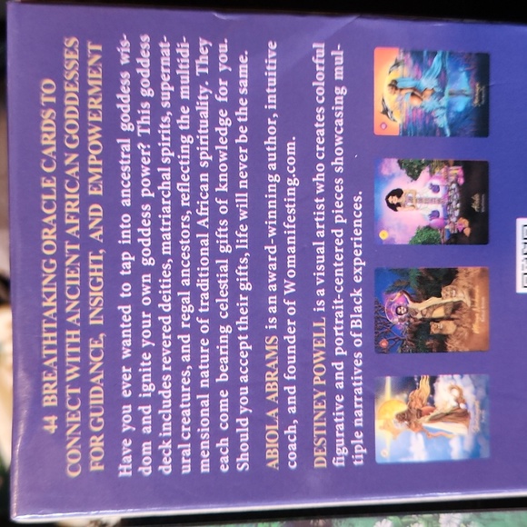 NEW AFRICAN GODDESS RISING Oracle ✨️ 44 Cards with brief details - Picture 7 of 7